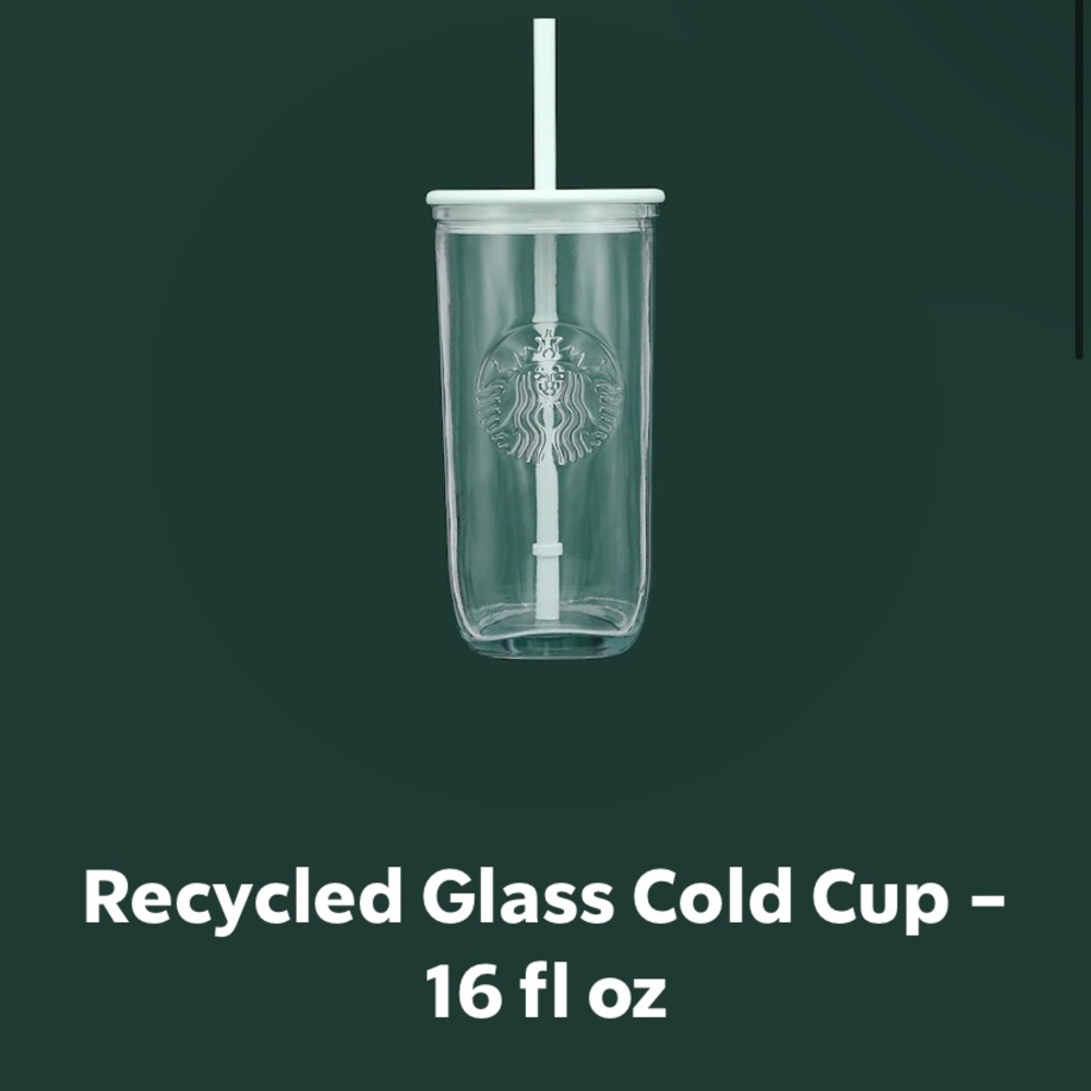 Starbucks Recycled Glass 16 oz Tumbler